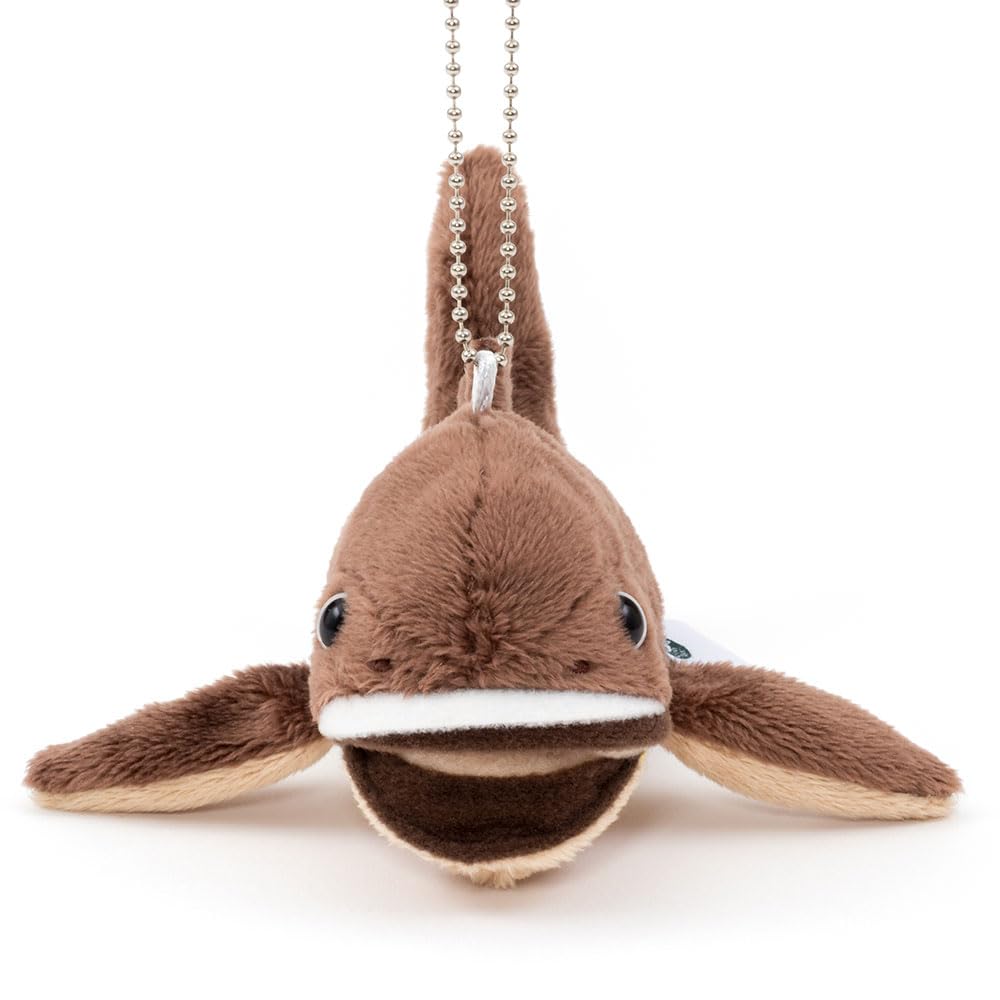COLORATA Megamouth Shark Plush Mascot (Realistic Deep-Sea Creaturewith Chain) Keychain Doll Gift (Twice Tested)  Christmas Present