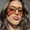 2Pcs Trendy Flat Top Square Frame Sunglasses Women Vintage Polygon Design Sun Glasses Men Leopard Stylish Pilot Shades Uv400