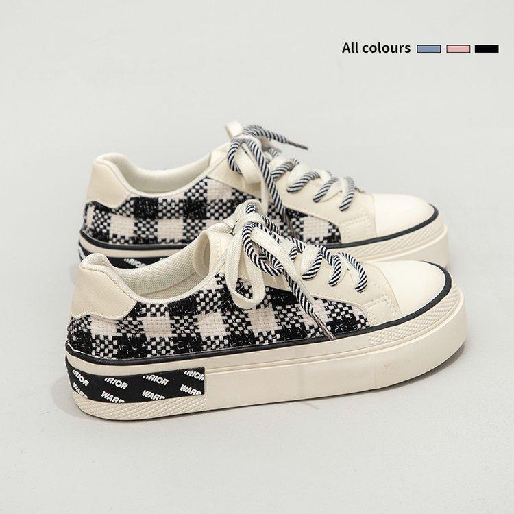 Canvas shoes spring breathable new platform cute casual shoes sports board shoes