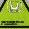 Dncr6 1/3Pcs Car Body Trunk Safety Warning Mark Car Emblem Reflective Sticker For Honda Mugen Typer ACCORD Airwave Avancier Civic FIT