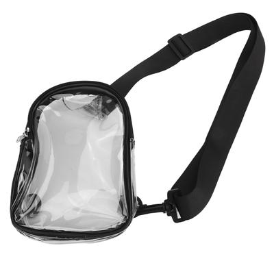 Bolsa de Ombro Transparente Moda Grande Capacidade Impermeável Clr PVC Bolsa de Ombro para Trabalho Diário Viagem Praia