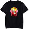 WJHYWDH Candy Candy New Anime T-Shirt Merch Casual Short Sleeved T Shirt Unisex Tee (Black, Large)