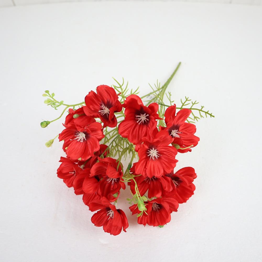 New Silk Cloth Fake Flower DIY Floral Materials Soft Flower Bouquet Realistic Chrysanthemum Valentine's Day Gift