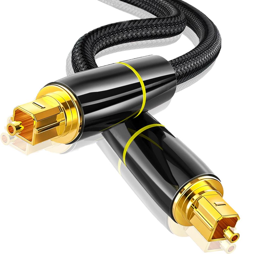 Optical Fiber Cable Flexible Wiring Clear Sound Transmission 5.1 Channel Optical Fiber Sound Cable