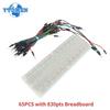 Breadboard Jumper Wire Kit MB102 Breadboard 830 Point Solderless Pcb Test Develop Bread Board Jumper Cable Electronics Diy Kits