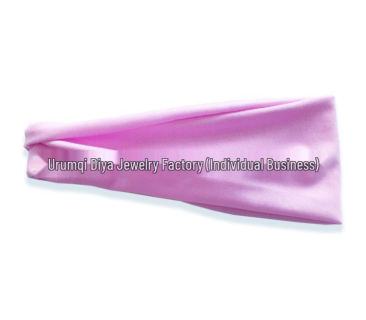 Unisex Sports Headband: Sweat-Absorbing Yoga Hair Band for Running