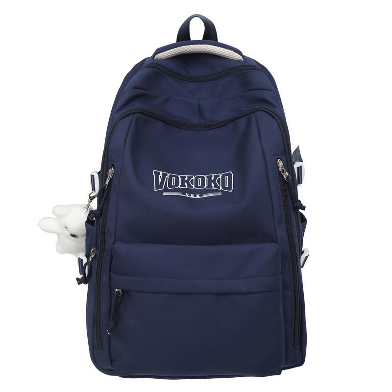 Nylon College Backpack With Breathable Ventilated Design For School And Travel