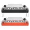 Positive Negative Bus Bar Battery Power Distribution Block 4 X M6 Car Terminal Block Studs 6 X M4 Terminal Bus Screws for Boat