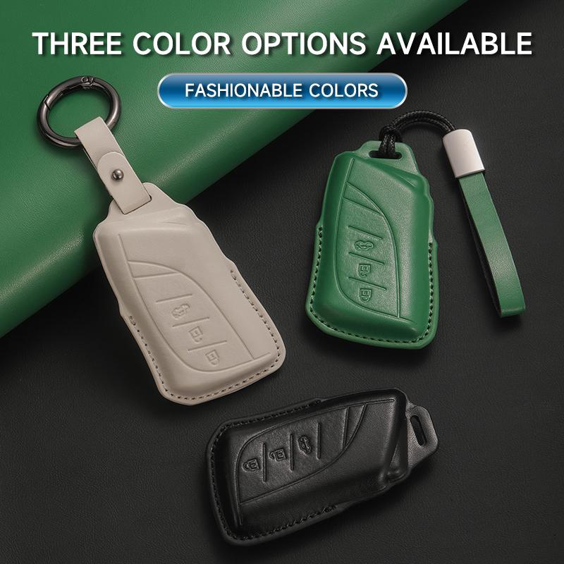 Genuine Leather Car Key Case Cover Key Bag For Lexus Nx Es Ux Us Rc Lx Gx Is Gs Lx57 250H 350 Ls 450H Protect Set Accessories