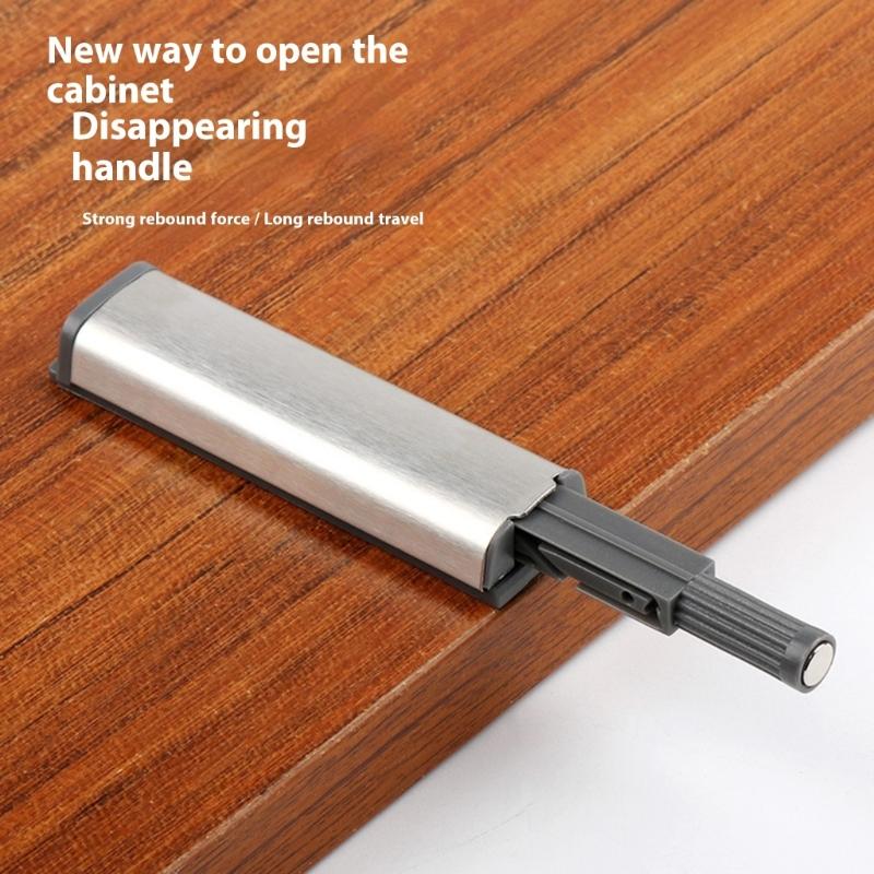 Touch To Open Cabinet Door Hardwares Quiet Auto Closing Mechanism Heavy Type Anti Pinches for Kitchen Bathroom