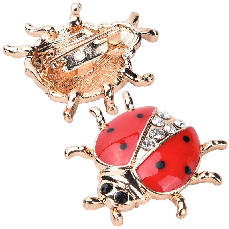 Red Ladybug Animal Enamel Design Brooch Pin  Jewelry For Women  Sale