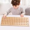Wooden Bingo Masterboard Board, Ball Holder Education Toy, Portable, Easy to Use, Foldable for