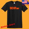 Behr Paints Men's Black Size S-5XL