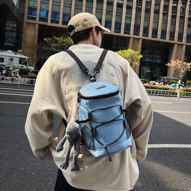 Large Capacity Chest Bag Women's College Student Shoulder Crossbody Bag Multi-functional Backpack