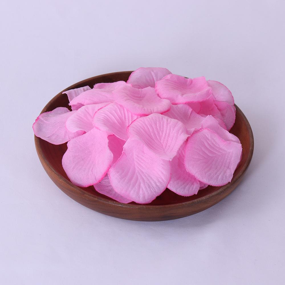 Stacking 1000pcs Rose Petals For Wedding, Bar Celebration, Hand-held Decorative Props, Simulated Flowers