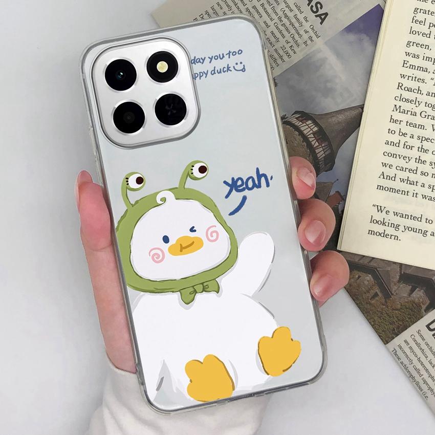 

Для Huawei Honor X7a X8c X6c 400 Pro X8a Роскошный Прозрачный Противоударный Чехол для Телефона Милые Узоры с Совами Мягкий Силиконовый Чехол с Защитой Камеры Для Корпуса Huawei Honor 400 5G