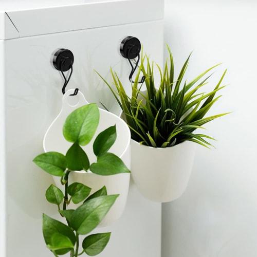 Strong Magnetic Hooks, Rustproof, 25mm Diameter, 12kg Vertical Load Capacity, Kitchen Storage, Refrigerator, Office, Bathroom, Magnetic Storage Hooks