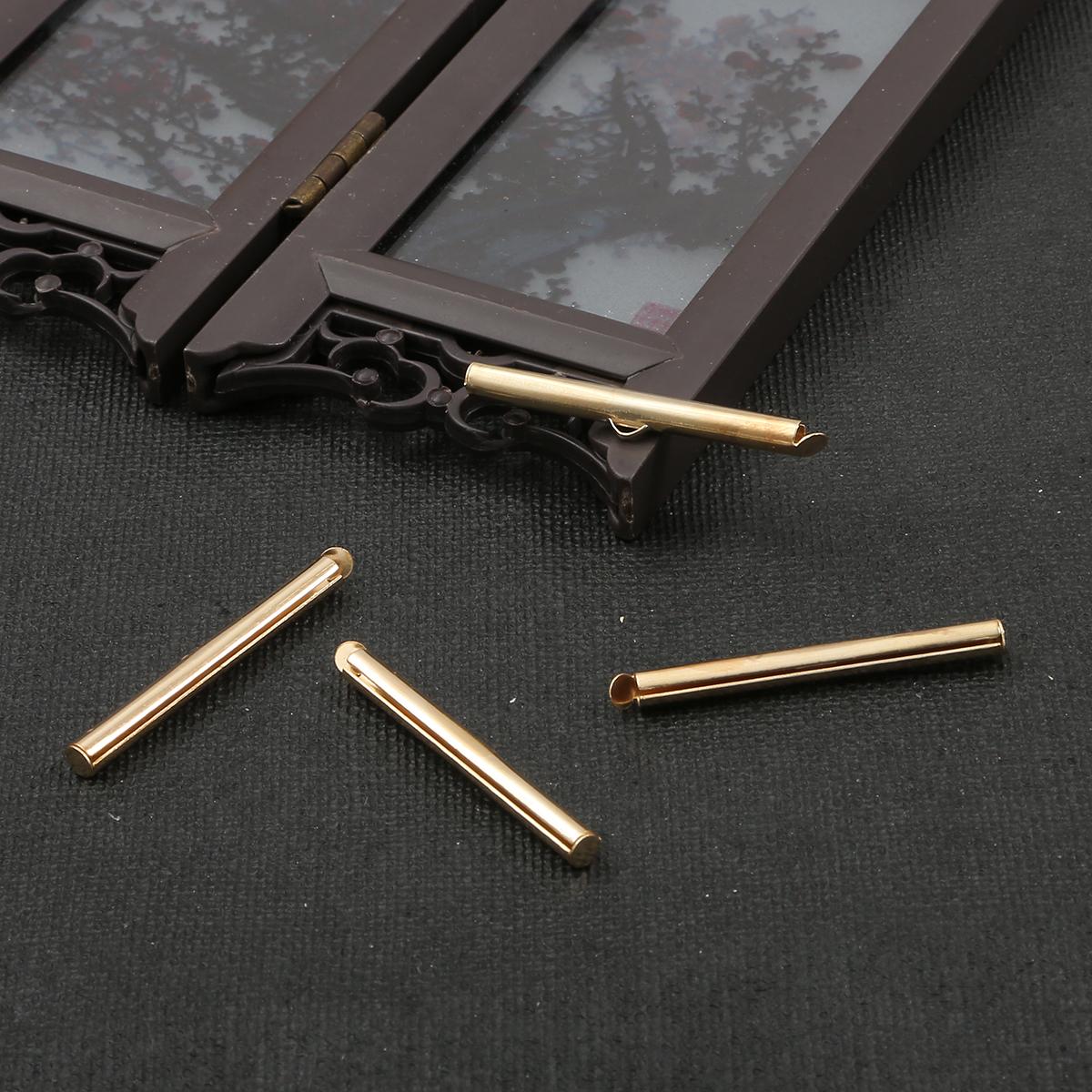 

Новые 30-50 шт., обжимные застежки, колпачки-слайдеры, DIY, разъемы для ожерелья, браслета, ювелирные изделия, фурнитура 40mm 30pcs золотой