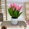 Tulip Faux Potted Plant Decorative Greenery For Party Decorations And Hospitality Settings
