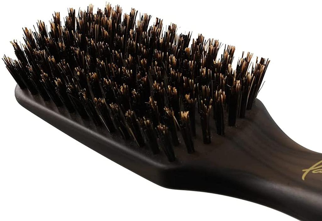 Kinugawa Company Hair Natural Boar Bristle Damage Wood 8 Easy to Wide 1747A Brush, Hair, Brush, Anti-Static, Hair, Resistant, Grain, Handle, Lines,