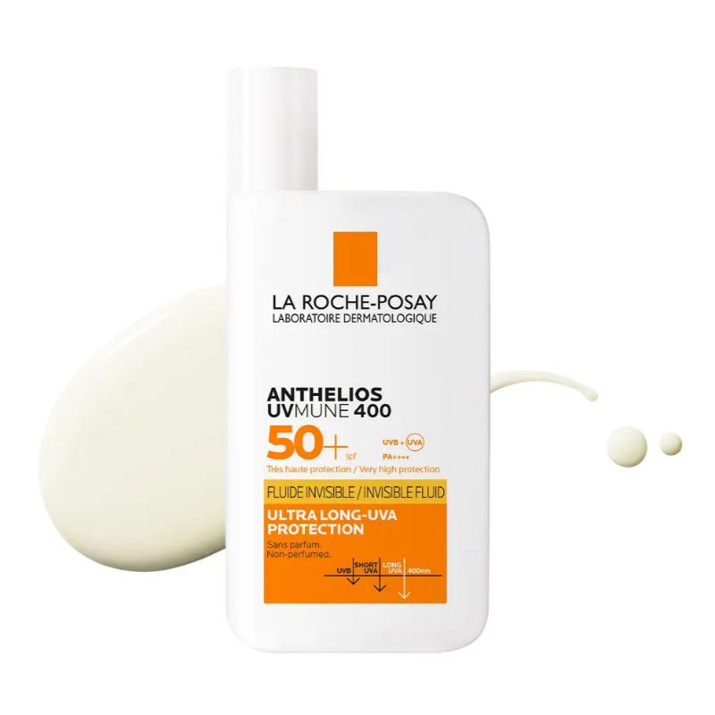 [La Roche-Posay] Anthelios UVMune 400 Invisible Fluid SPF50+ 50ml Ultra-Light Sunscreen