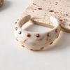 European and American Rivet Resin Geometric Opening Bracelet Maillard Retro Style Bracelet Light Luxury High-end Jewelry Women