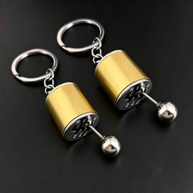 2Pcs Creative Manual Gear Fingertip Decompression Keyring Push Toy Decompression Gear Keychain Versatile High Value Pendant