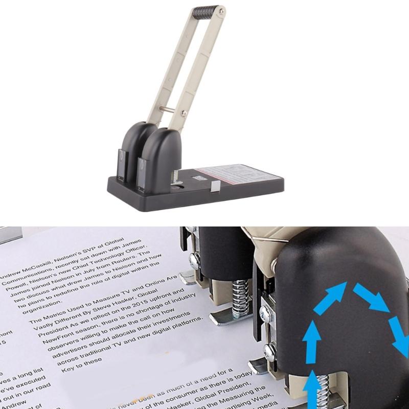 Heavy Duty 2 Hole Punches 150 Sheets High Capacity 2 Hole Paper Puncher Labor Saving Hole Punches for Office Industrial