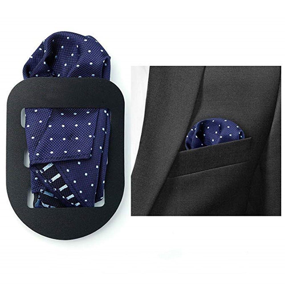 Clip PE Board Handkerchief Keeper Handkerchief Fixed Clip Pocket Squares Holder Suit Accessories