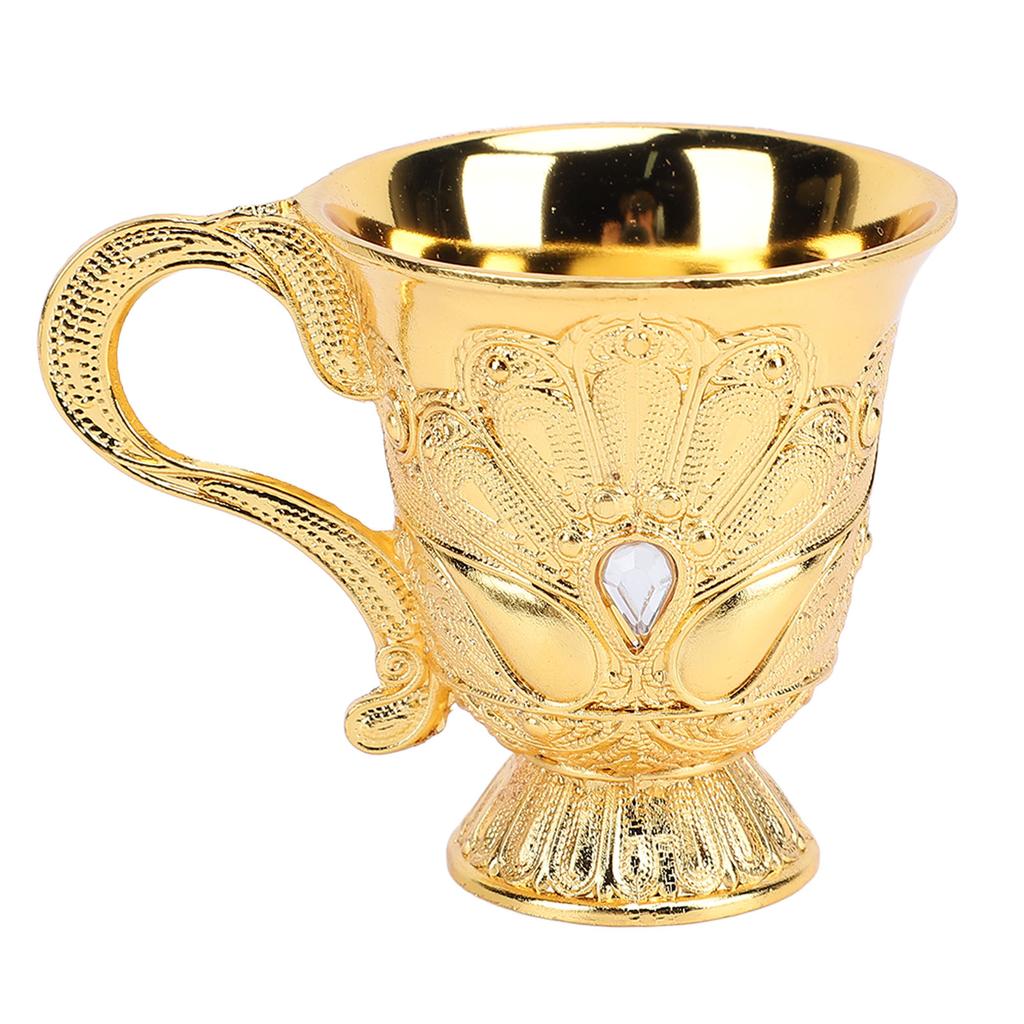 Retro Wine Glass Metal Multi Functional Decorative Shot Glass Wine Chalice for Bar Display Cabinet