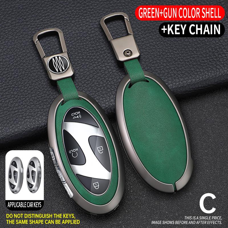 5 7 Tasten Zinklegierung Autoschlüsselhülle Abdeckung Schutzschale Fob Für Hyundai Kona Ev Grandeur GN7 IONIQ 6 2025 2025 Zubehör