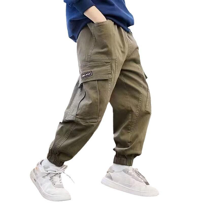 Spring Boys Fashion Casual Cargo Pants