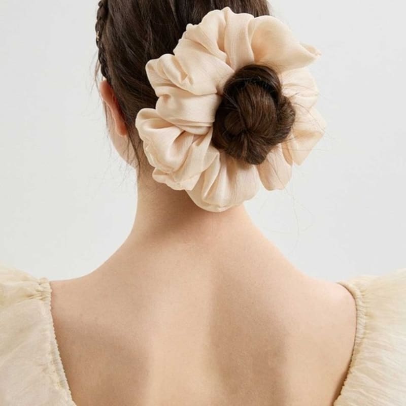 

Жан Поль Кларисс Мягкая резинка для волос JP-24-403S white