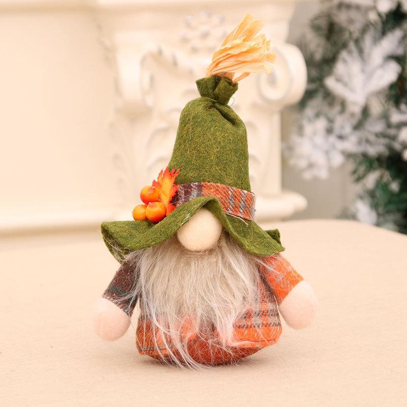 Christmas Faceless Elf Stuffed Toy Xmas Decoration Plush Santa Claus Doll Gifts