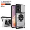 For Motorola G85 Case Moto G85 Cover Moto S50 Neo Phone Case Magsafe Magnetic Fold Holder Military Armor Camera Protection Cover