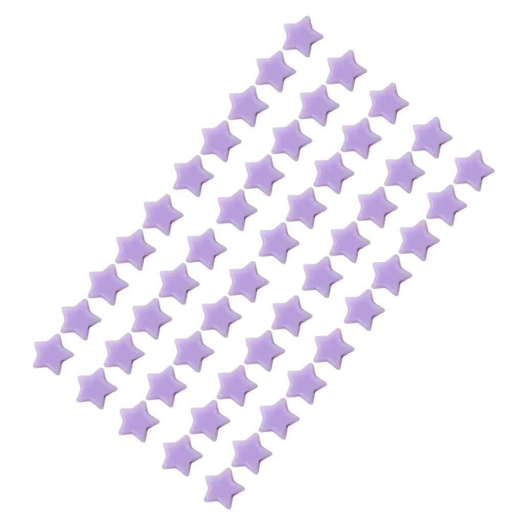 50PCS Star Beads Cute Acrylic Star Loose Beads for DIY Craft Jewelry Making Bracelet Necklace