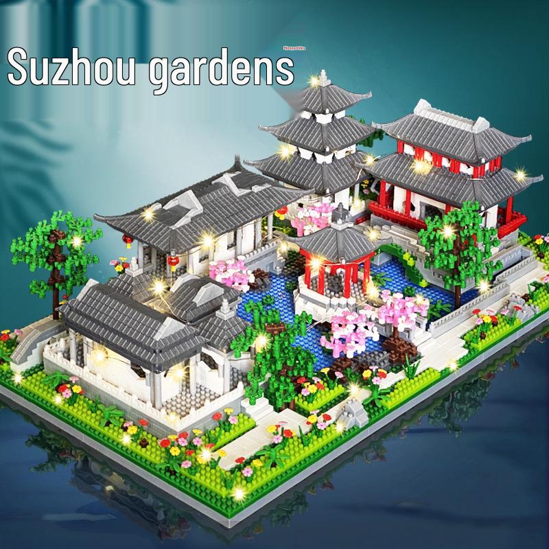 Chinese Architecture Micro Blocks: Lego-Compatible Educational Toy