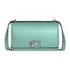 New Bandit Shiny Cow Leather Envelope Bag Shoulder Bag Crossbody Bag Small Size Women's Blue CD724-LHVSE