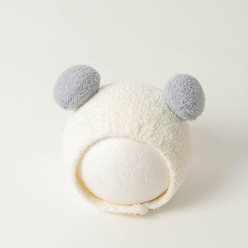 Autumn and winter cute piggy warm men and women children plush hat go out windproof hat baby ear hat baby hat