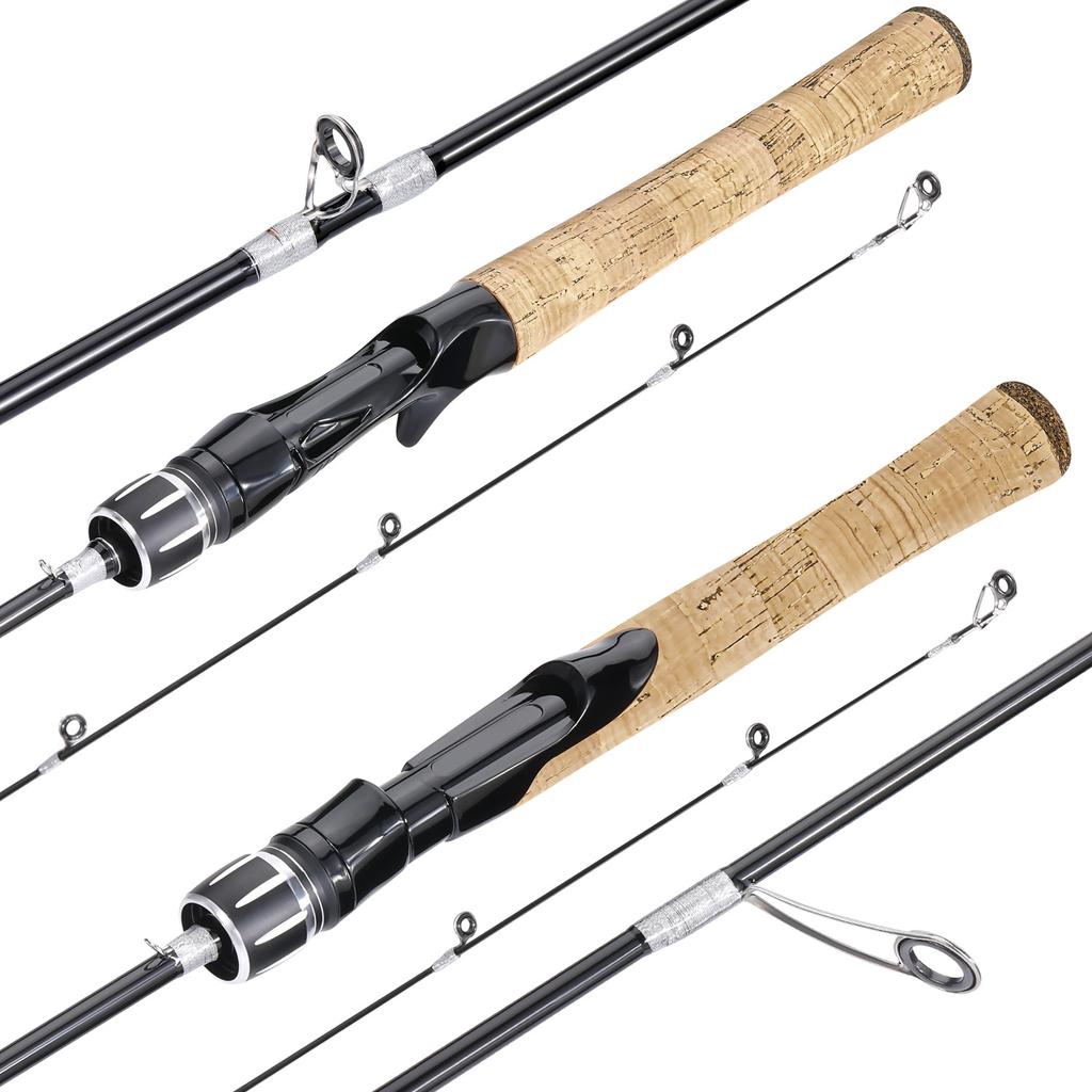 Rutenangelrute 1,68/1,8M Ultraleichte Kohlefaser Rute Stange Baitcasting Angelrute Forelle Barsch Zum Angeln Pesca Qualität