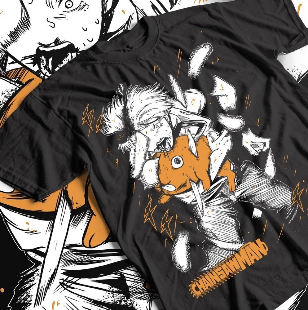 

Chainsaw Man Tee, Anime CSM Denji Power Gift Shirt, Unisex Heavy Cotton T-Shirt S