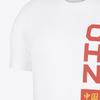 Nike T Shirts Men's White Crew Neck Moderate Straight Fit CT8789-100