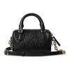 Gucci GG Emblem Adjustable Chain Zipper Closure Pebbled Leather Mini Shoulder Crossbody Bag Women Bags Black 815256-AAEEM-1000