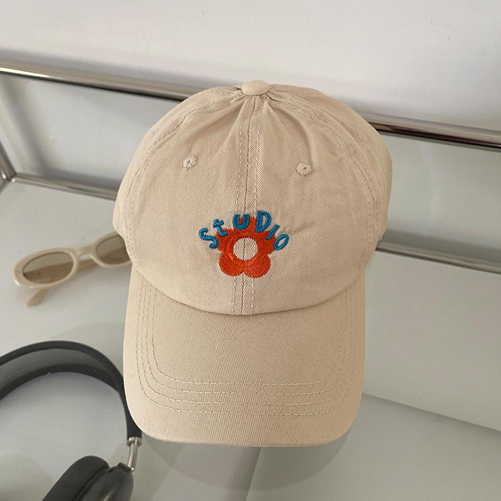 Casquettes de baseball brodées pour femmes, chapeau snapback, calotte souple, casquette à visière, mode, pare-soleil, fleurs, couleurs contrastées, couvre-chef mignon