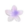 Elegant Gradient Plumeria Acrylic Hair Claw for Women Fashion Flower Hairpins Back Headwear Hair Accessories Jewelry Gifts