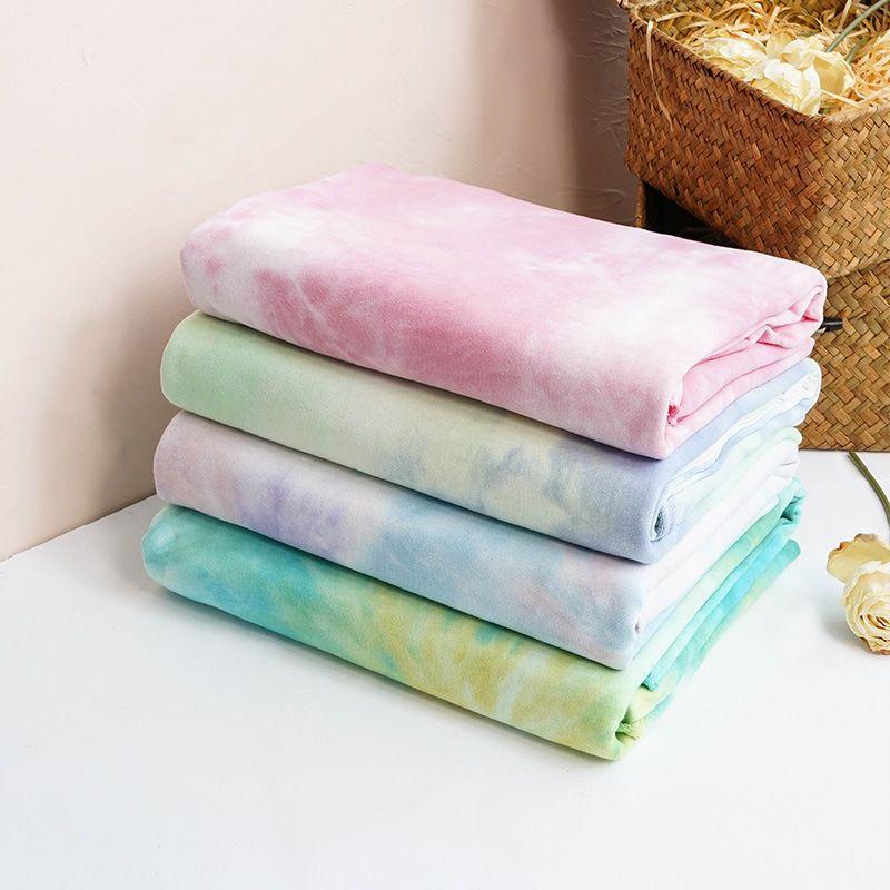 Breathable Tie Dye Fabric Casual Colorful Teens Korean Style Homewear Cloth Sewing Streetwear Decoration Vintage Fashion Chic