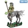1456PCS Magic Centaur Building Blocks Creativity Centaur Archer Model Bricks Desktop Decoration Diy Toys For Kids Holiday Gifts
