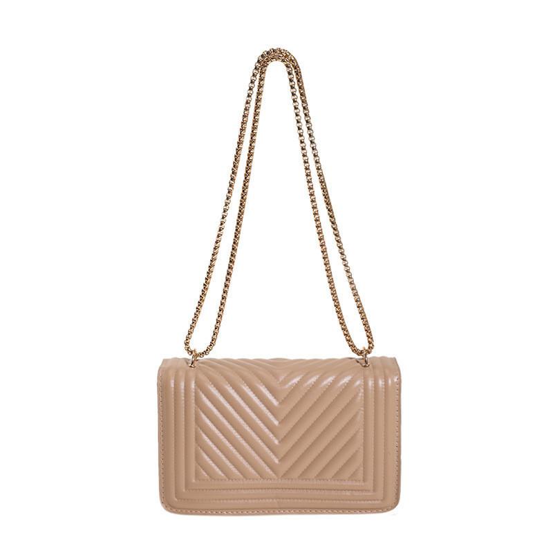 Fashionable Quilted Texture Pu Shoulder Bag For Women 2023 Summer Trendy
