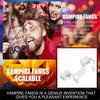 Retractable for Vampire Teeth Reusable for Vampire Fangs Plastic Dentures Cosplay Props Halloween Costumes Props for Boy X3UC