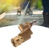 Quick Connecting Pivoting Coupler Attachment 1Celsius4in for Pressure Washer Nozzle   4500psi Garden Supplies